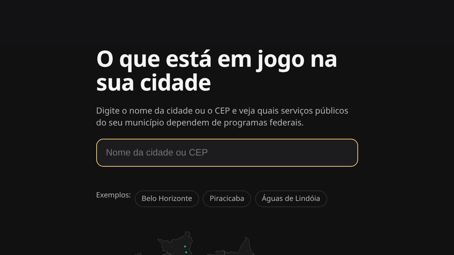 Prévia do conteúdo "O que está em jogo na sua cidade"