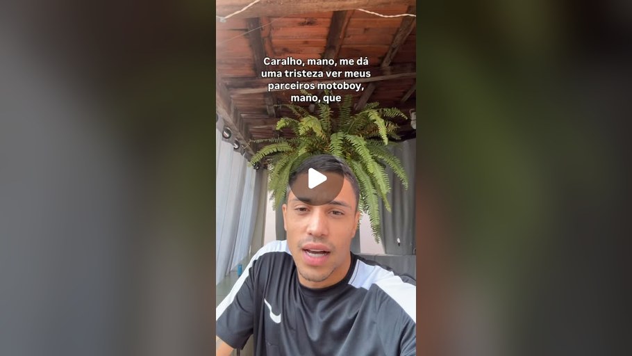 Prévia do conteúdo "Motoboy propõe reflexão a eleitores de Flávio"