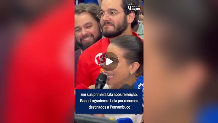 Prévia do conteúdo "PERNAMBUCO: Raquel agradece a Lula por recursos ao estado"