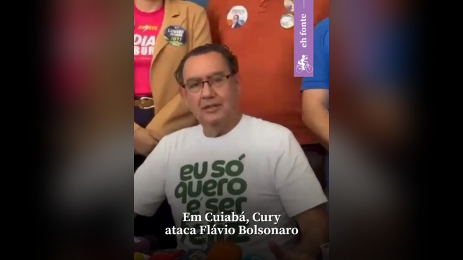 Prévia do conteúdo "Cury ataca Flávio Bolsonaro"